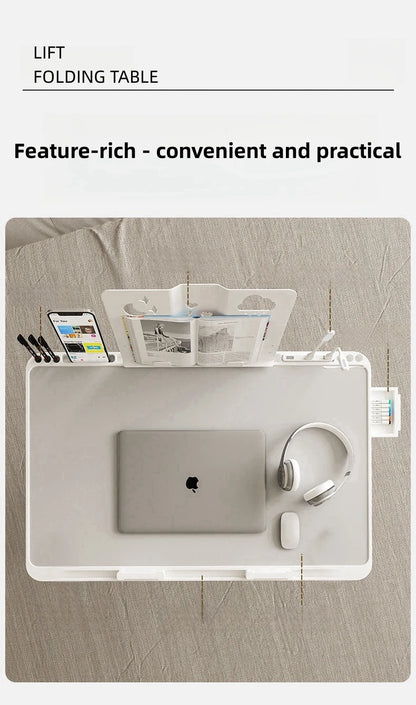 Adjustable Laptop Bed Tray Table Portable Standing Desk