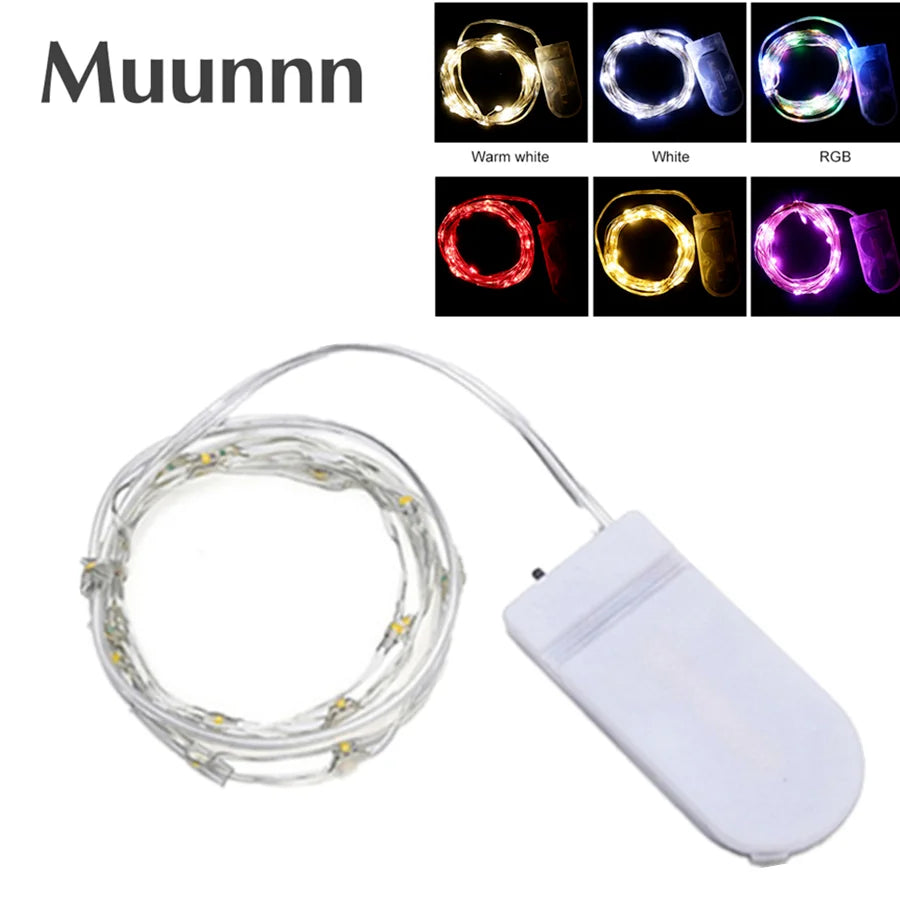 LED Copper Wire water proof Fairy Lights Battery Powered String Lights