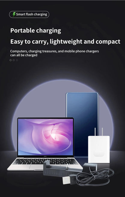 Battery Charger Rechargeable Lithium Battery USB Charger