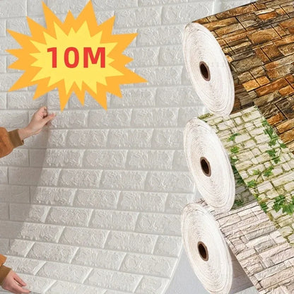 Retro 3D Wall Sticker Imitation Brick Plane Wall Sticker
