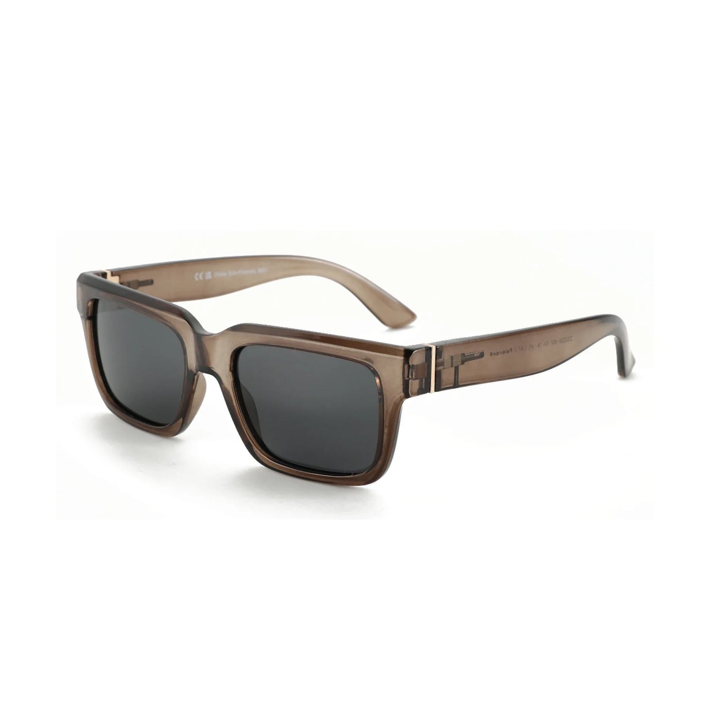 Retro Rectangle Sunglasses for Men Women Polarized
