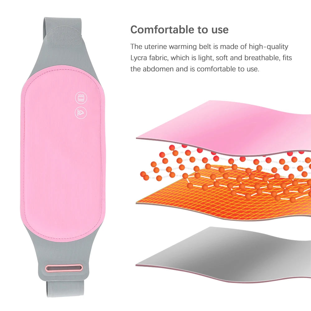 Portable Heated Massage Belt Menstrual Pain Relief
