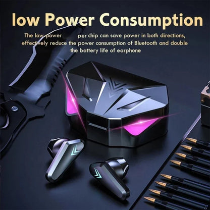 X15 TWS Wireless Bluetooth Headset LED Display Gamer