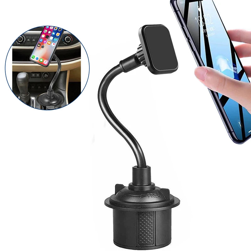 Magnetic Cup Holder Phone Mount Flexible Magnets Mount
