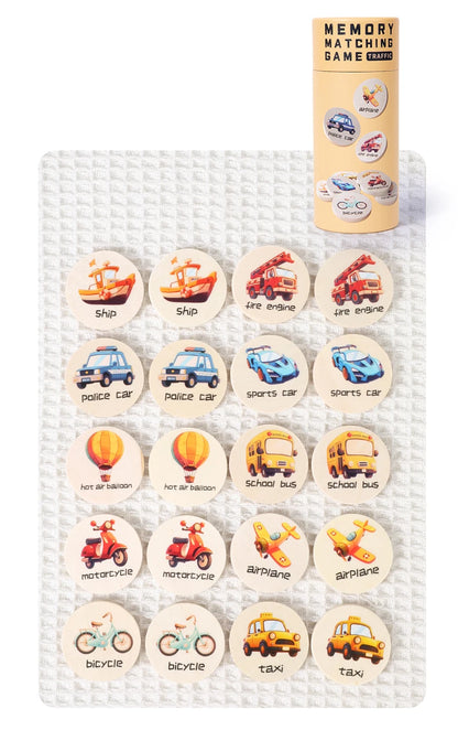 Wooden Memory Match Stick Chess Game Board