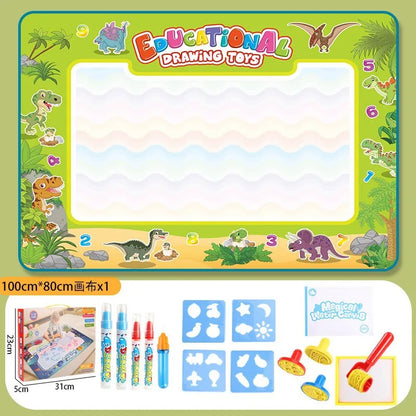 Magic Water Drawing Mat with Reusable Magic Pens