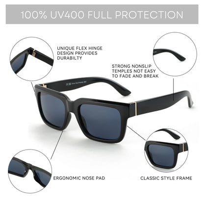 New Fashion Square Polarized Sunglasses Women Men