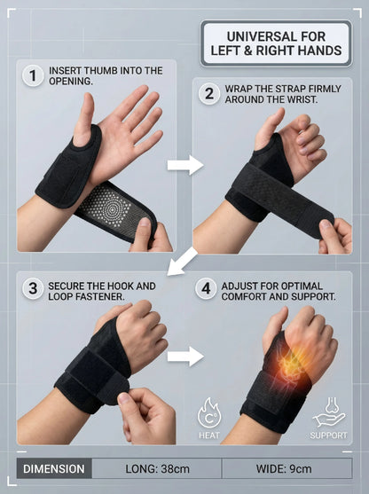 Adjustable Compression Wrist Support Brace