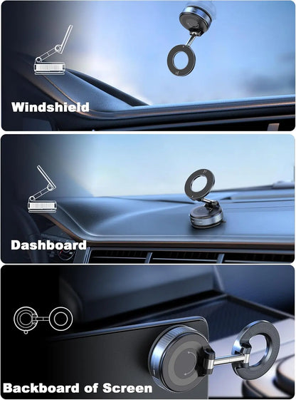 Strong Magnetic Car Phone Holder Foldable 360° Adjustable
