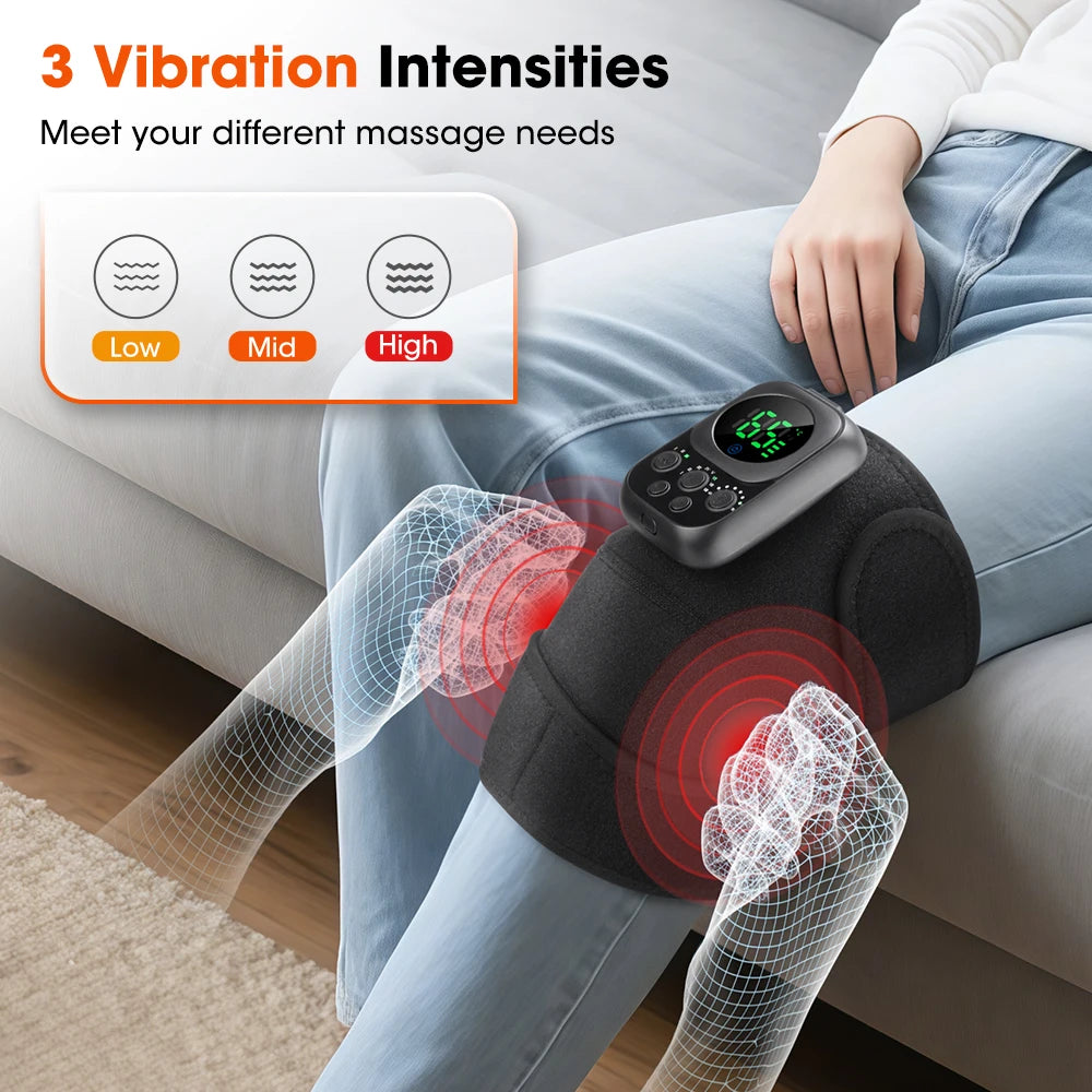 Electric Heating Knee Wrap with 5 Modes Muscle Relaxation
