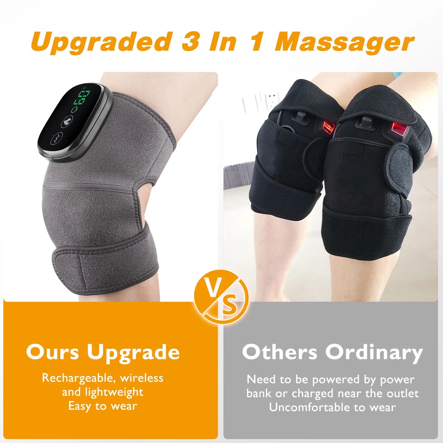 Electric Heating Shoulder Brace LED Display Vibration