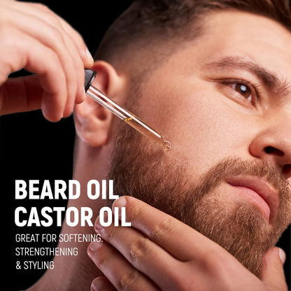 Beard essential oil rich in castor oil Beard Growth And Grooming
