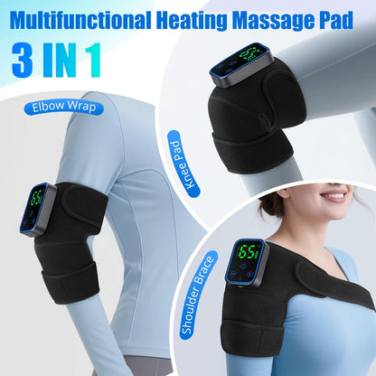 3 in 1 Cordless Thermal Knee Pad Knee Shoulder Massager