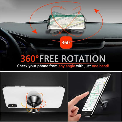 Magnetic Car Phone Holder Magnet Mount Bracket Stick on Car Dashboard