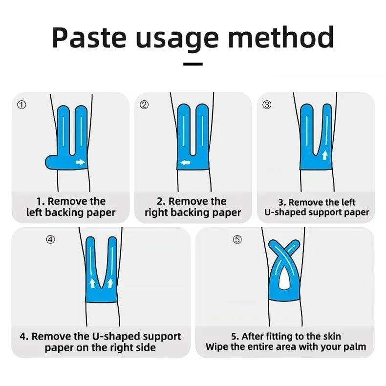 Kinesiology Tapes for Knees Waterproof & Breathable Sport