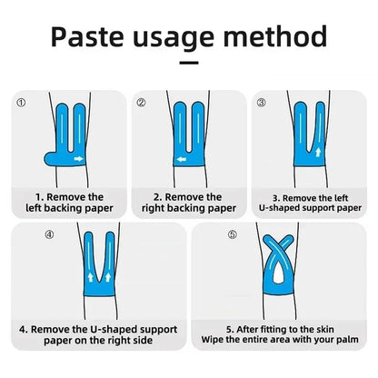 Kinesiology Tapes for Knees Waterproof & Breathable Sport