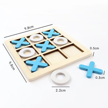 Montessori Play Game Wooden Toy Mini Chess Interaction Puzzle