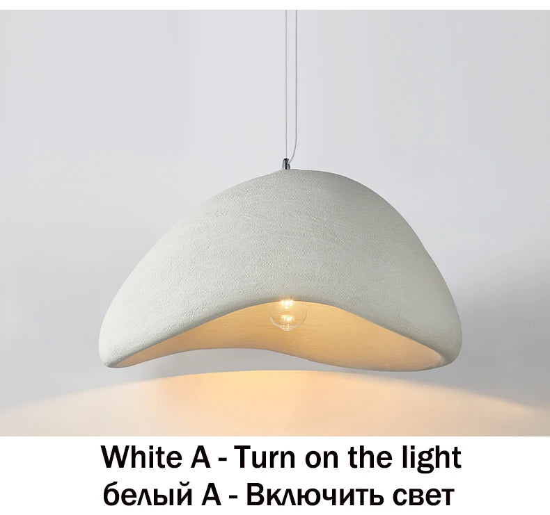 Nordic Wabi Sabi Pendant Lamps Dining Room Lighting