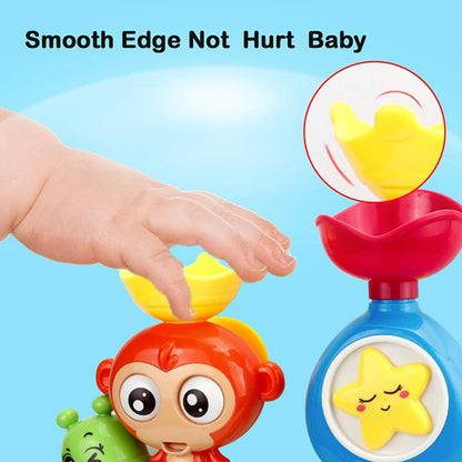 Baby Bath Toy Wall Sunction Cup Track Water Games