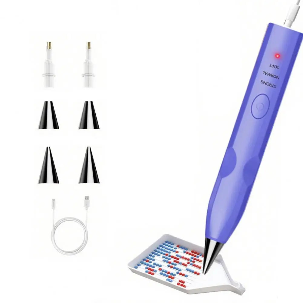 Electric Diamond Art Pen Vacuum Diamond Placement Tool