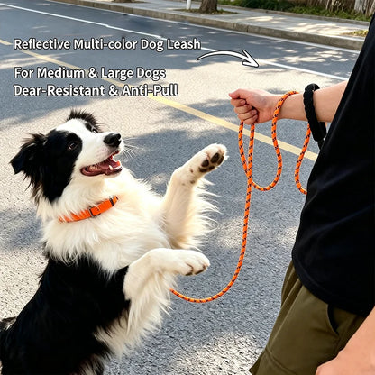 Reflective Extra Long Thick Dog Traction Rope Heavy Duty