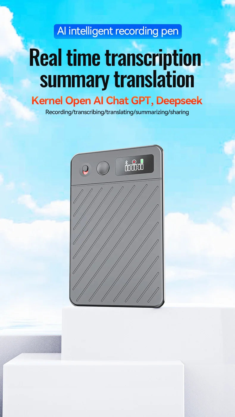 AI Digital Voice Recorders Pen 256GB 256 languages Real-time