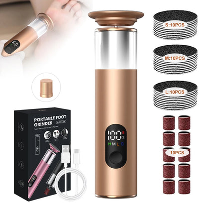 Gold 2-in-1 Electric Foot Callus Remover Foot Care