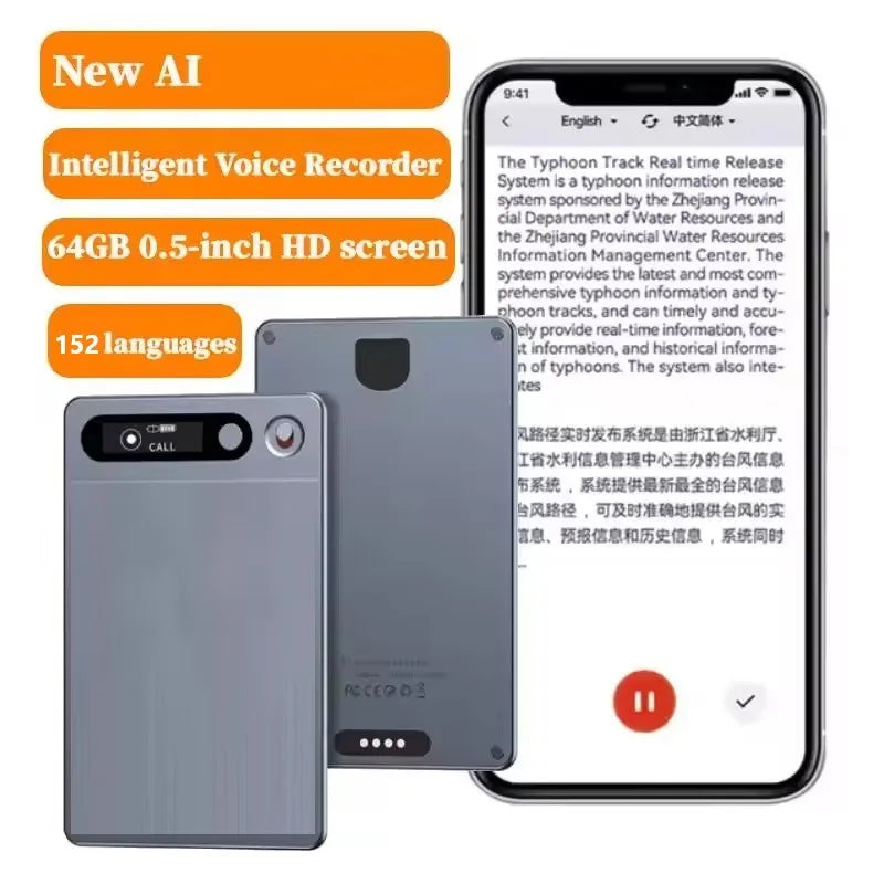 AI Voice Recorder, AI Notetaking Device for Meetings