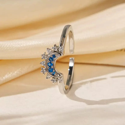 Sun and Moon Zirconia Bracelet Trendy Couple's Fashion