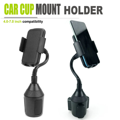 360° Adjustable Car Cup Holder Universal Car Phones Mount