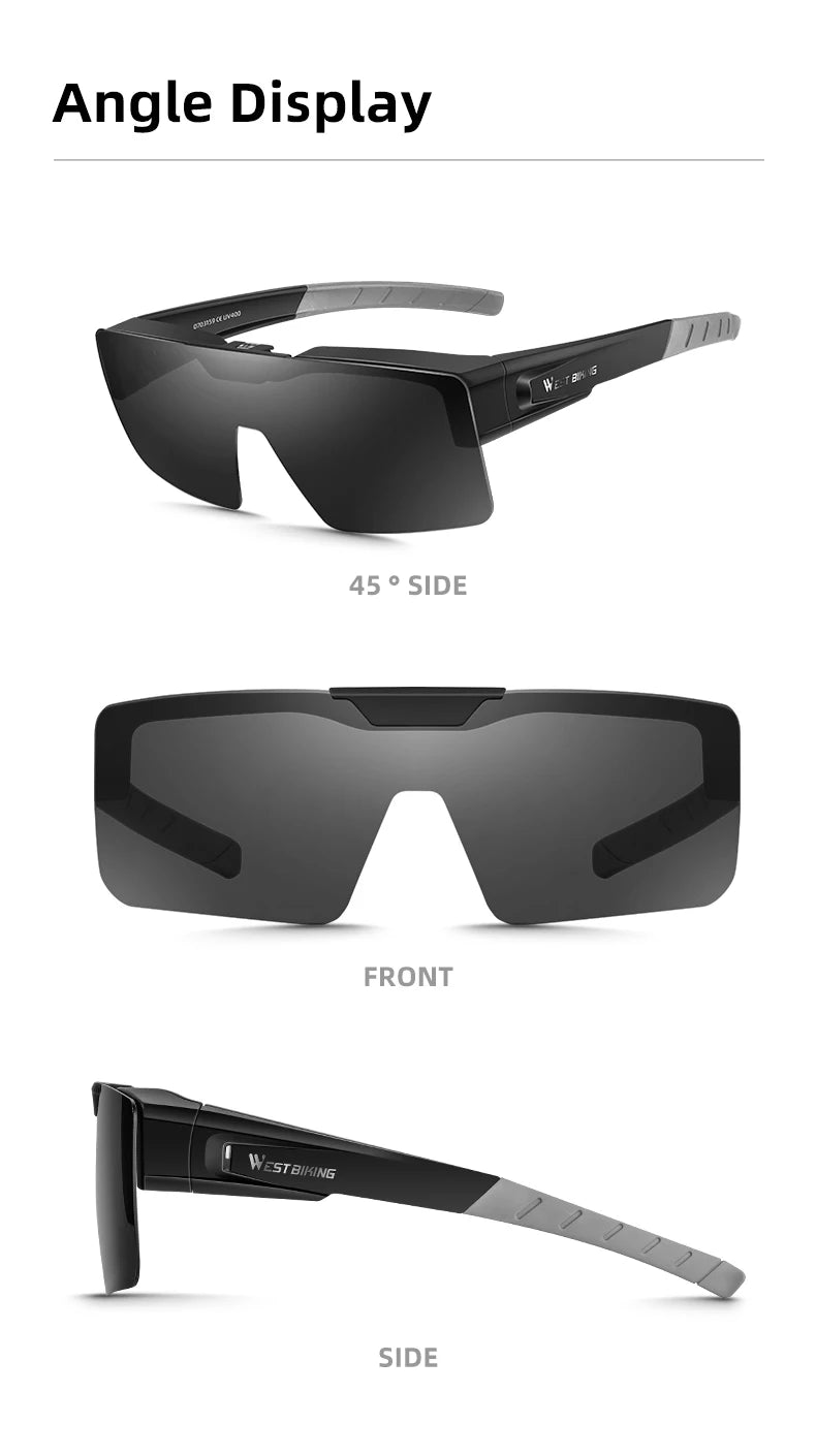 Photochromic Glasses Flip Design Polarized Sunglasses