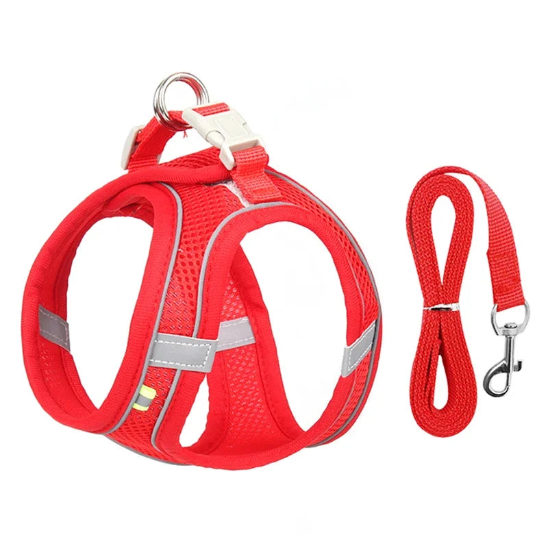 Puppy Harness Set Dog Accessories Adjustable Harness