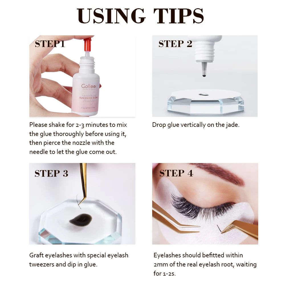 0.5-1s Drying Glue for Eyelash Extensions Hypoallergenic