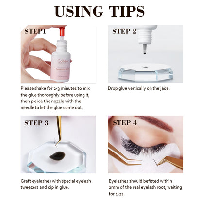 0.5-1s Drying Glue for Eyelash Extensions Hypoallergenic