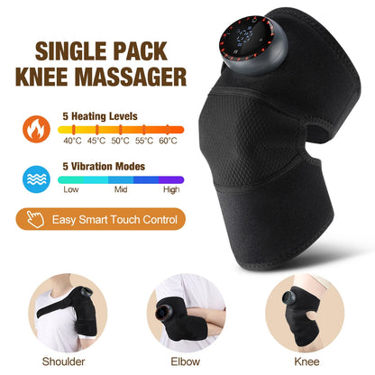 3-in-1 Heated Vibration Knee Massager
