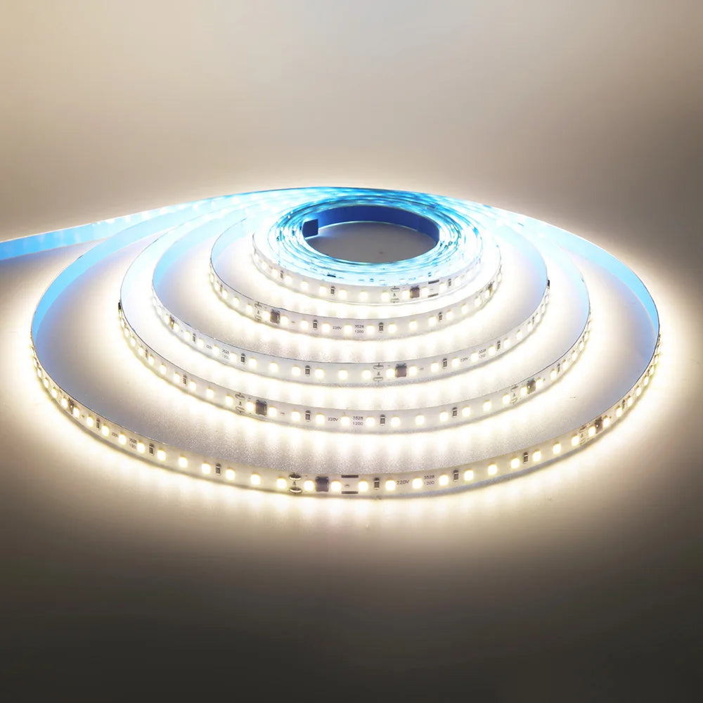 5m 10m 20m 50m LED Strip Light AC 220V 230V 240V IP55