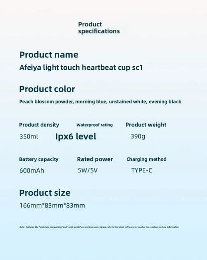 Water Bottle with APP Connectivity Hydration Tracker