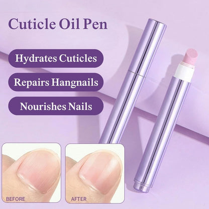 3-in-1 Cuticle Oil Pen Cuticle Pusher Nail Pen Dead Skin