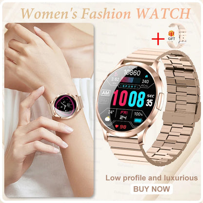 New Smart Watch For Women Gift 1.32 Inch Full Touch Screen