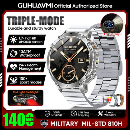 New TANK Ultra 1400mAh Battery Military Smart Watch