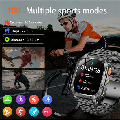 1400mAh Super Battery Durable Adult Smart Watch 2.01 inch