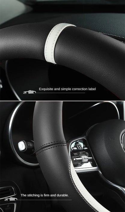 All-Nappa Leather Steering Wheel Cover Leather