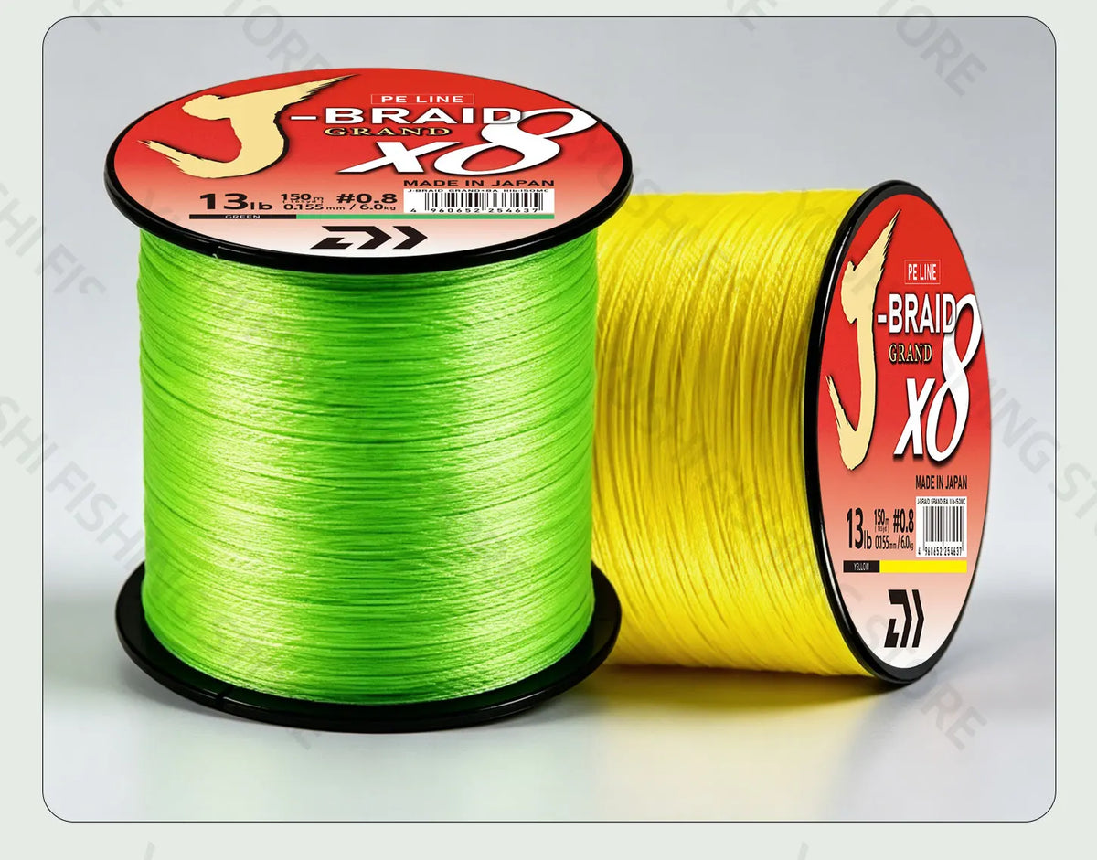 Original X8DAIWA-J Braided Expedition 8 strands Fishing Line