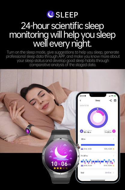 New Nursing Grade ECG+PPG Smart Watch Health Analysis