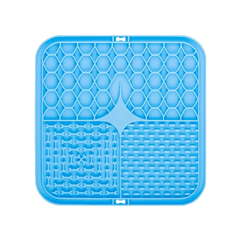 Pet Lick Silicone Mat Slow Feeder Dog Food Plate