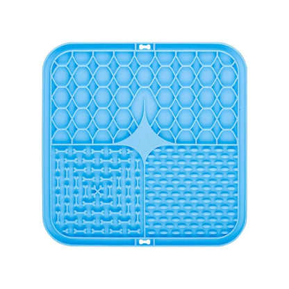 Pet Lick Silicone Mat Slow Feeder Dog Food Plate
