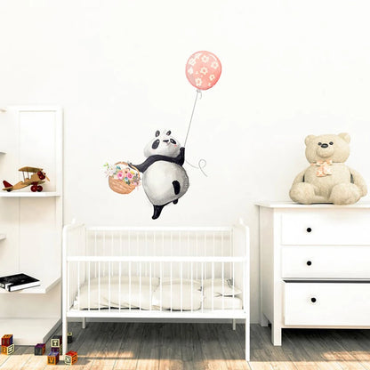 Lovely animal panda rabbit koala and balloon bedroom