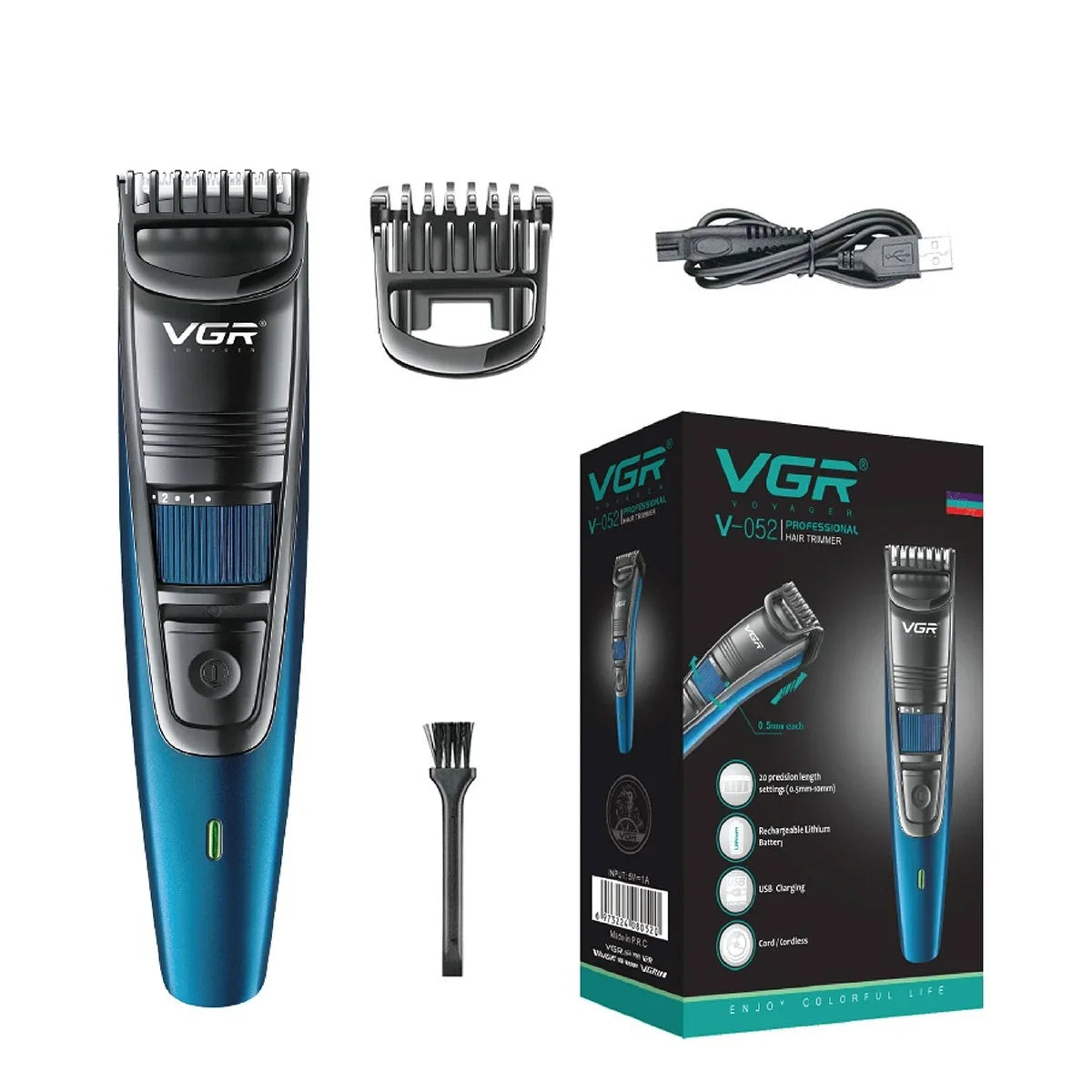 VGR Adjustable Hair And Beard Trimmer Hair Clipper Hair