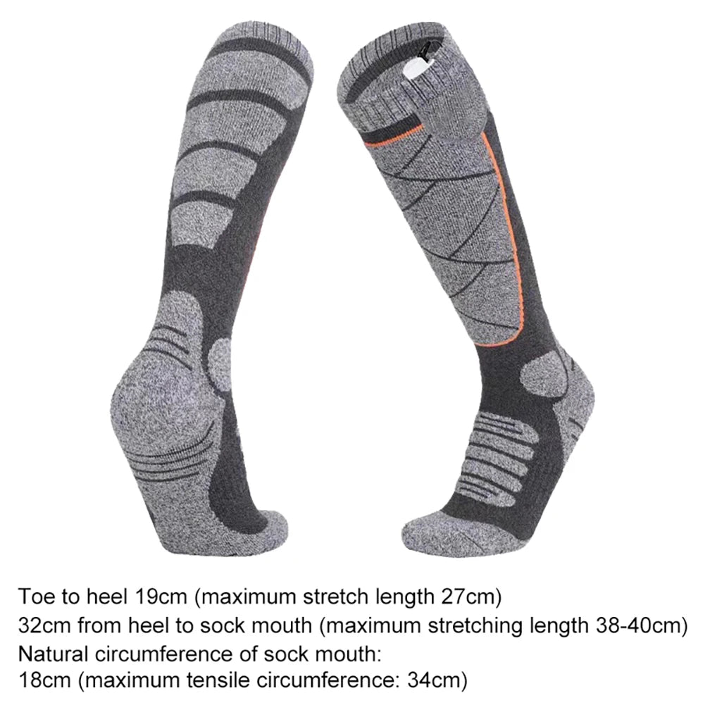 Electric Heated Socks 3Mode Adjustable Winter Warm Socks