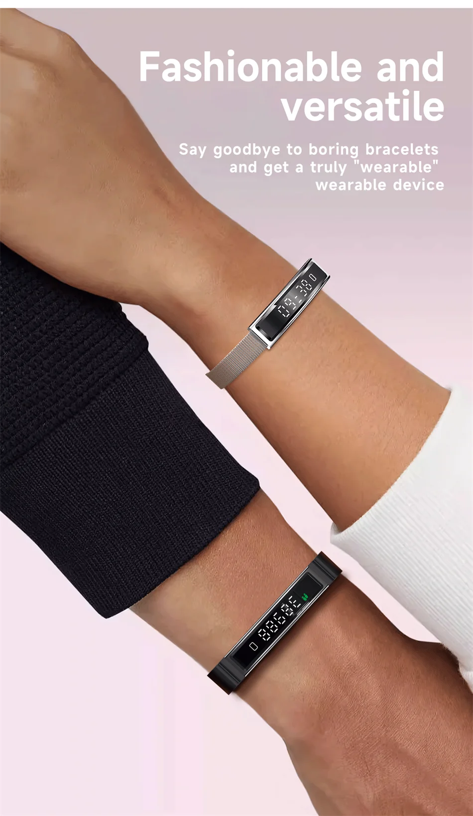 New Fashion Women Smart Bracelet Sport Mode Fitness